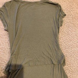 Olive Green High-low top